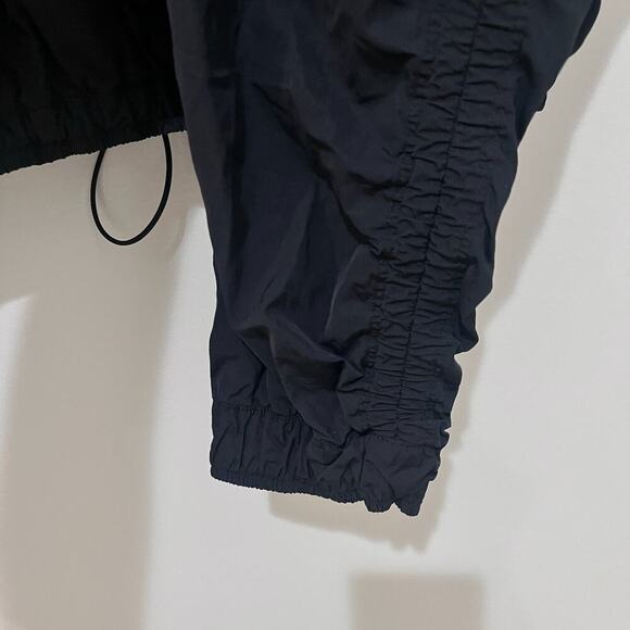 ATHLETA Allyson Felix Legend Oversized Jacket Black Windbreaker Reflective XL - Picture 8 of 13